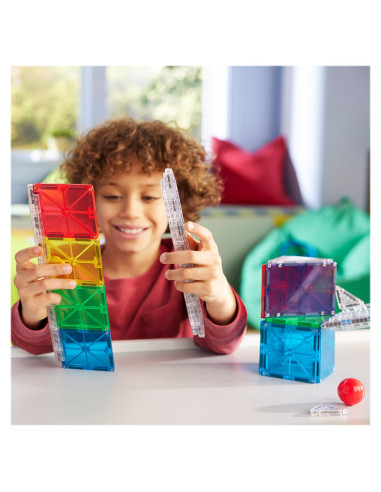 MGT-251033RR,MAGNA-TILES Rail Racers, 33 piese