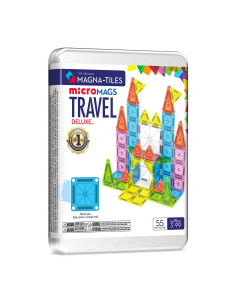 MGT-254055TS,MAGNA-TILES microMAGS Travel Deluxe, 55 piese