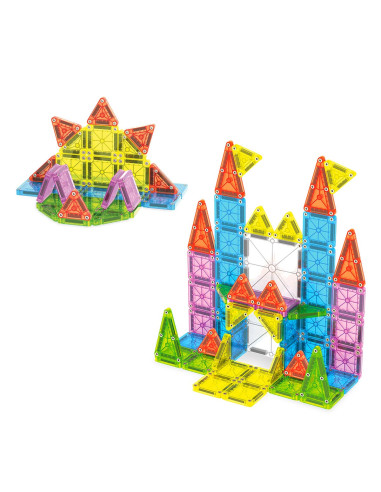 MGT-254055TS,MAGNA-TILES microMAGS Travel Deluxe, 55 piese