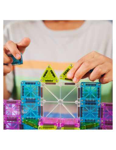 MGT-254055TS,MAGNA-TILES microMAGS Travel Deluxe, 55 piese