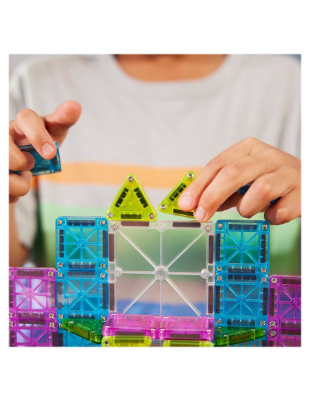 MGT-254055TS,MAGNA-TILES microMAGS Travel Deluxe, 55 piese