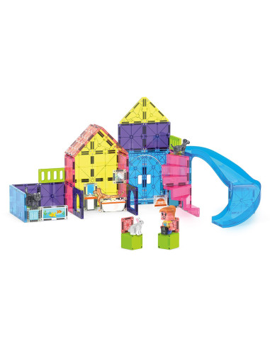 MGT-252050PP,MAGNA-TILES Pet Playhouse, 50 piese