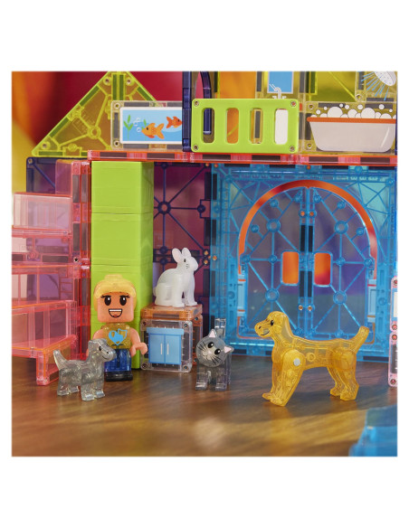 MGT-252050PP,MAGNA-TILES Pet Playhouse, 50 piese