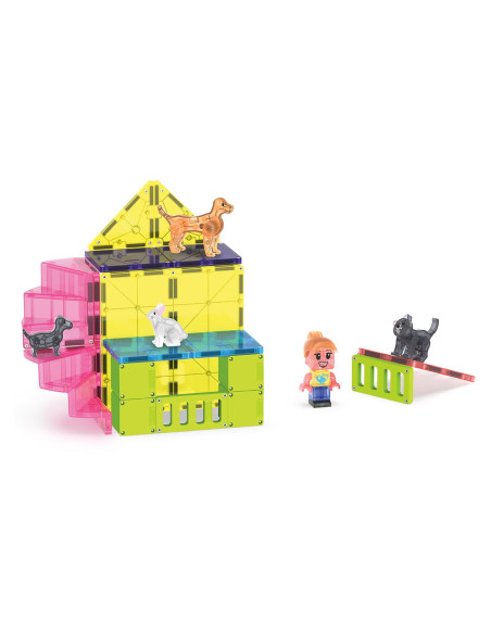 MGT-252050PP,MAGNA-TILES Pet Playhouse, 50 piese
