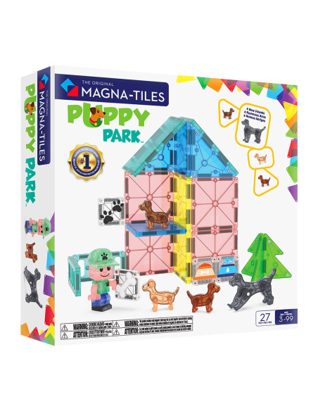 MGT-252027DD,MAGNA-TILES Puppy Park, 27 piese