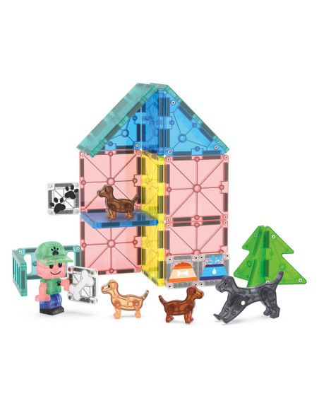 MGT-252027DD,MAGNA-TILES Puppy Park, 27 piese