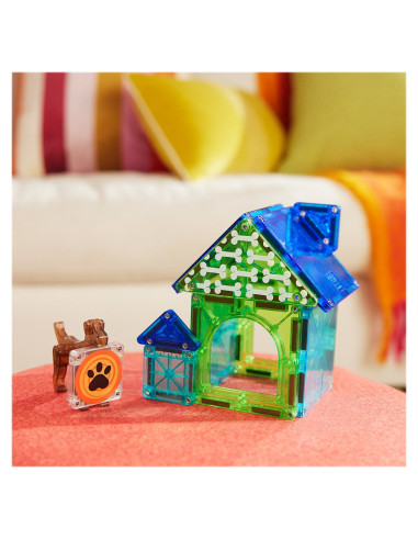 MGT-252013DH,MAGNA-TILES Dog House, set magnetic