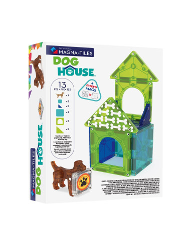 MGT-252013DH,MAGNA-TILES Dog House, set magnetic