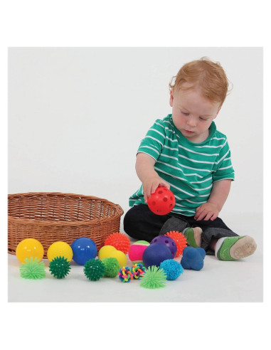 TIK-72446,Mingi senzoriale, set 20 bucati, Tickit