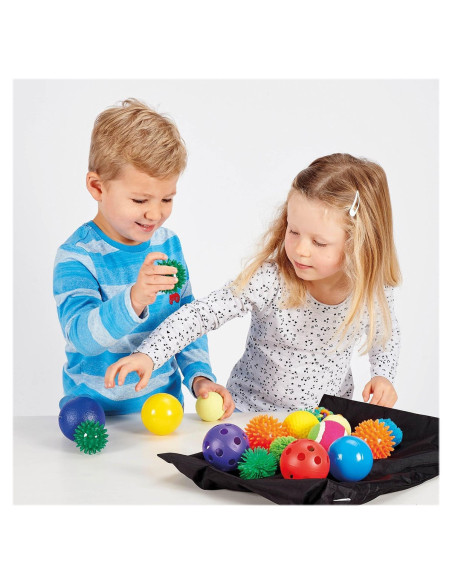 TIK-72446,Mingi senzoriale, set 20 bucati, Tickit