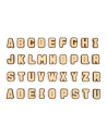 G301409,Litere cu aspect de scoarta de copac, 36 piese, Guidecraft