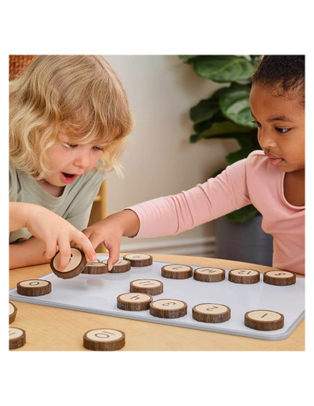 G301403,Jetoane magnetice cu numere, 21 piese, Guidecraft