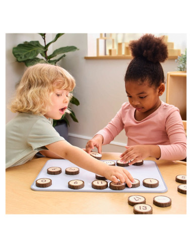 G301403,Jetoane magnetice cu numere, 21 piese, Guidecraft