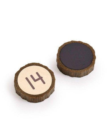 G301403,Jetoane magnetice cu numere, 21 piese, Guidecraft