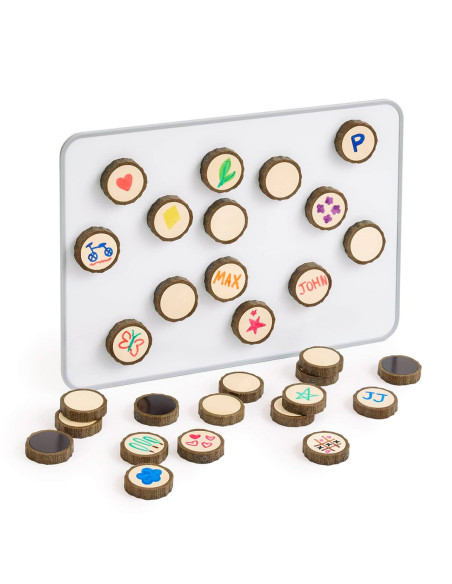 G301404,Discuri magnetice cu suprafata pentru scris, Guidecraft