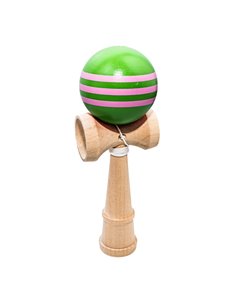Kendama din lemn 6.5 x 6 x 18 cm, Verde