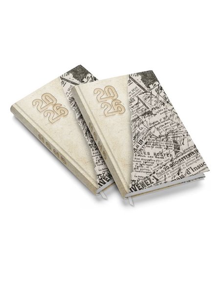 Agenda datata 2026, A5 ARTPRESS, 70 g/mp, 272 file, Old book