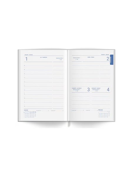 Agenda datata 2026, A5 ARTPRESS, 70 g/mp, 272 file, Mandala