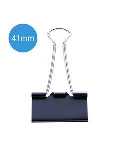 Clips hartie 41 mm Deli DLE38562, 12 bucati, cutie carton