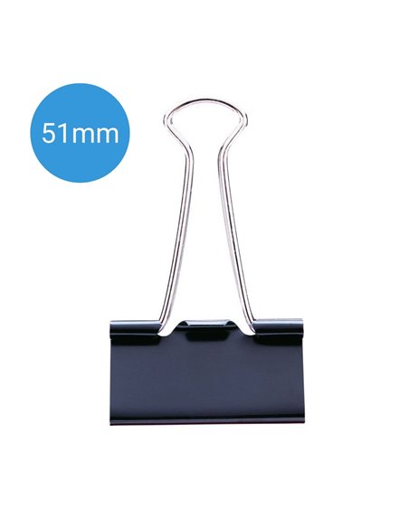 Clips hartie 51 mm Deli DLE38561, 12 bucati, cutie carton Clips hartie 51 mm Deli DLE38561, 12 bucati, cutie carton
