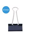 Clips hartie 51 mm Deli DLE38561, 12 bucati, cutie carton
