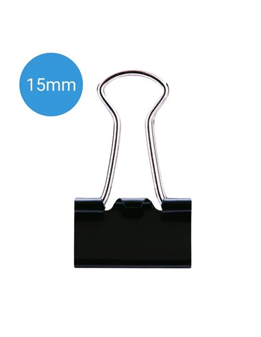 Clips hartie 15mm 12 buc/cut. carton deli