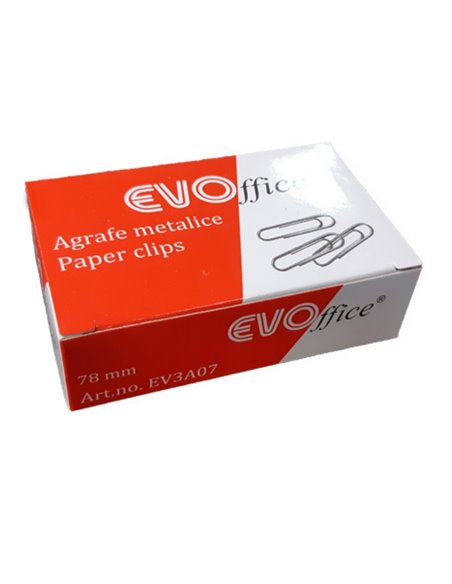 Agrafe Evoffice 78 mm, 30 buc./cutie