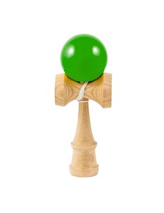 Jucarie Kendama din lemn 6.5 X 5.5 X 17 cm, Verde