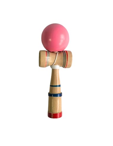Jucarie Kendama din lemn 6.7 X 6.5 X 19 cm, Roz Jucarie Kendama din lemn 6.7 X 6.5 X 19 cm, Roz
