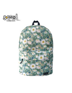 Ghiozdan Classic S-COOL SC3070 , 43 x 30 x 16 cm, Flowers 2
