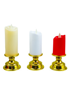 ROB-LUM-16,Lumanare ornamentala - Candela, 3 buc/set