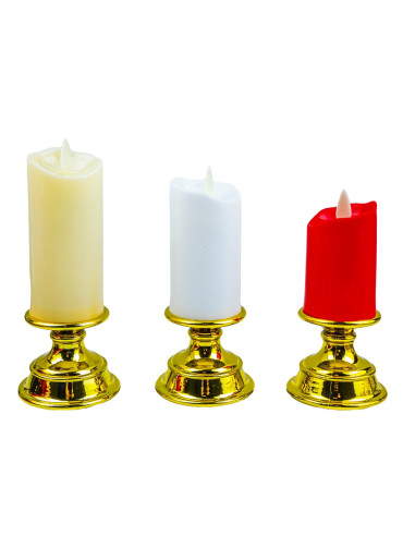 ROB-LUM-16,Lumanare ornamentala - Candela, 3 buc/set ROB-LUM-16,Lumanare ornamentala - Candela, 3 buc/set