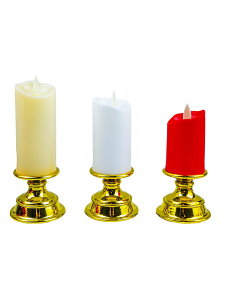 ROB-LUM-16,Lumanare ornamentala - Candela, 3 buc/set ROB-LUM-16,Lumanare ornamentala - Candela, 3 buc/set