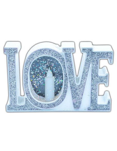 ROB-LUM-18,Lumanare ornamentala - Love ROB-LUM-18,Lumanare ornamentala - Love