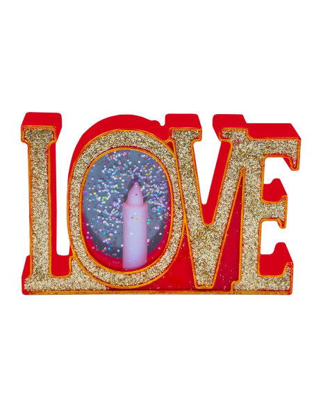 ROB-LUM-18,Lumanare ornamentala - Love ROB-LUM-18,Lumanare ornamentala - Love