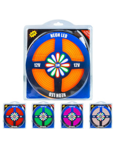 ROB-40652,Banda led neon, flexibila, 5m, 12V (sursa de alimentare nu este inclusa)
