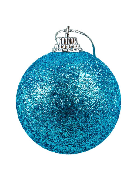 ROB-JQ-31714,Globuri pom Craciun, Albastre, 42 buc/set