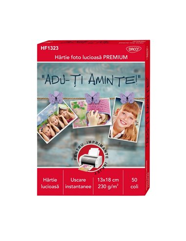 Hartie foto DACO HF1323, 13 x 18 cm, 230 g, 50 coli