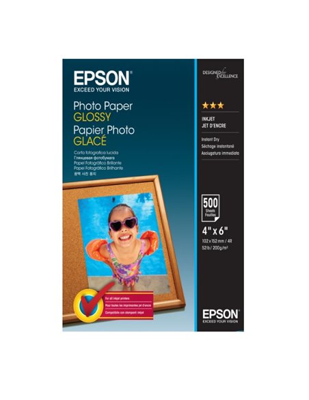 Hartie foto tip glossy Epson S042549, 200g/m2, 10 x 15 cm, 500 coli