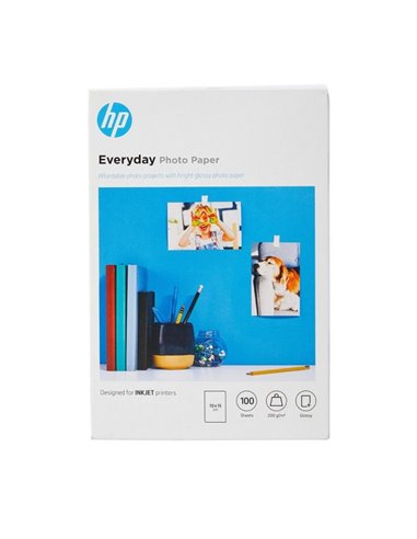 Hartie foto HP Everyday Glossy CR757A, 200 g/m2, 10 x 15 cm, 100 coli/top