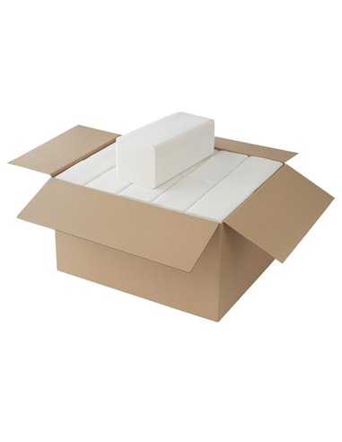 Servetele hartie ZZ V-Fold, 2 straturi, albe, bax 20 pachete, 3000 bucati