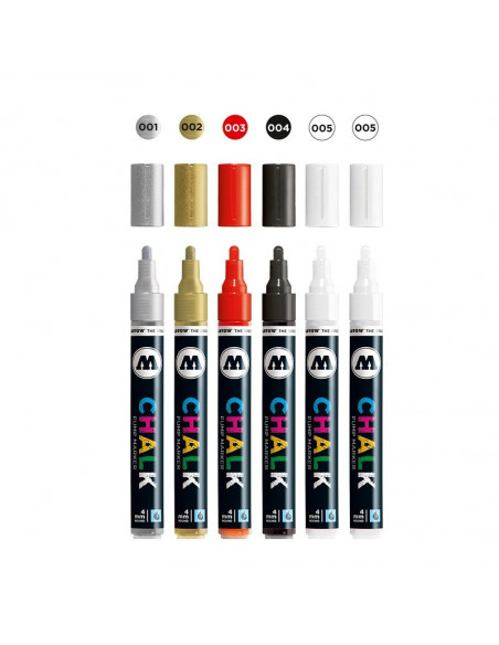 Chalk Marker Basic-Set 1 (4 mm),MLW124 Chalk Marker Basic-Set 1 (4 mm),MLW124