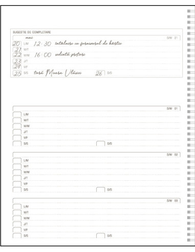 EGOPREMIERVR2,Agenda a4 nedatata albastru 2026 premier ego