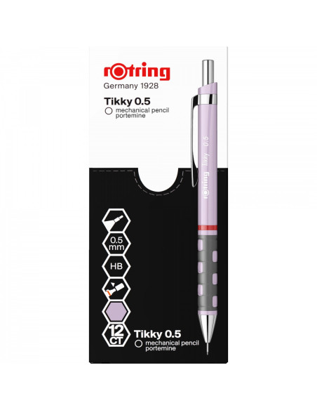 RO2189065,Creion mecanic Rotring Tikky 3 RO2189065, 0.5 mm, Mov sidefat