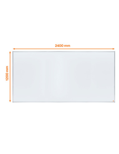 NB1915705,Whiteboard magnetic 240 x 120 cm essentials nobo