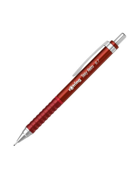 RO2202631,Creion mecanic Rotring Tikky 3 RO22026310, 0.7 mm, Rosu retro