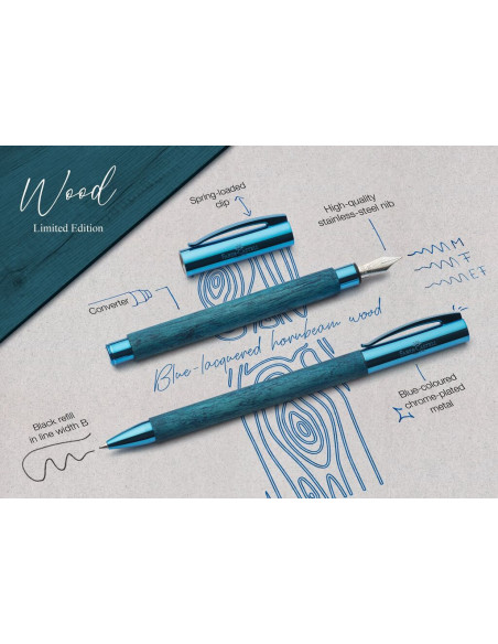 FC148035,Pix ambition blue wood faber-castell