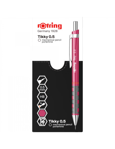 RO2214580,Creion mecanic Rotring Tikky 3 RO2214580, 0.5 mm, Magenta
