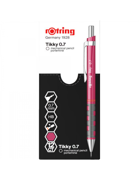 RO2214581,Creion mecanic Rotring Tikky 3 RO2214581, 0.7 mm, Magenta