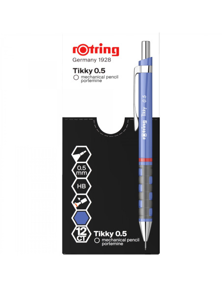 RO2214582,Creion mecanic Rotring Tikky 3 RO2214582, 0.5 mm, Albastru iris